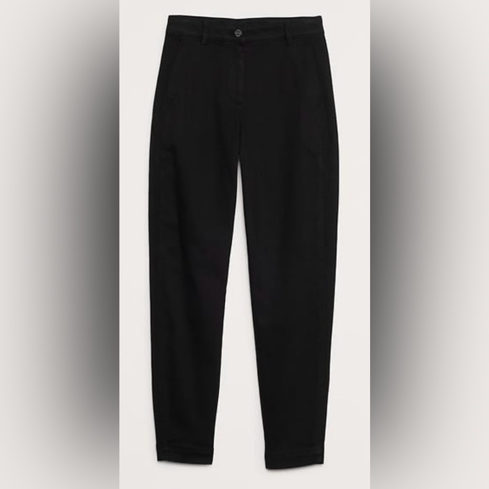 Banana Republic The Weekend Slim Barrel Pants, Black, Pockets, 6P, NWT - Picture 4 of 11